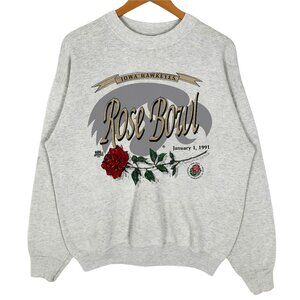 Vintage University Of Iowa Hawkeyes Football Rose Bowl 1991 Sweatshirt